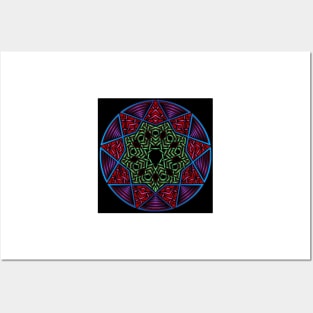 Star Mandalas 256 (Style:4) Posters and Art